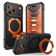 Supcase UB Grip Mag MagSafe Aramid-Hülle für iPhone 18 Pro Max / 17 Pro Max – Schwarz und Orange
