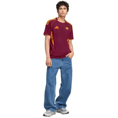 12. Herren adidas AS Roma 25/26 Heimtrikot Burgunderrot JP4184