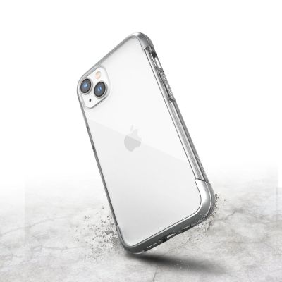 2. Raptic X-Doria Air Case iPhone 14 gepanzerte Hülle silber