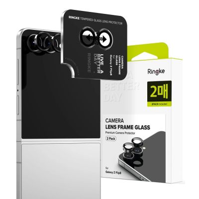 Ringke Kameraschutzrahmen, 2er-Pack für Samsung Galaxy Z Flip 8 – Schwarz