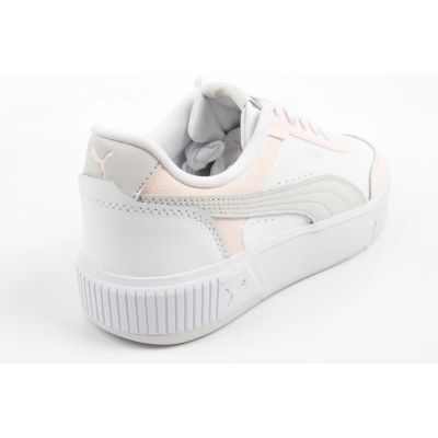4. Puma Damen-Sportschuhe Carina Mia Sneaker aus Leder, weiß