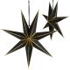 PAPIERSTERN-DEKORATION 60 CM SCHWARZ SASKA GIFT & DECOR