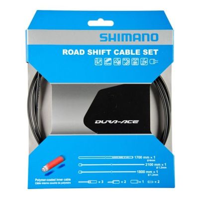 SHIMANO Rennrad-Polymer-Kabel- und Hüllensatz