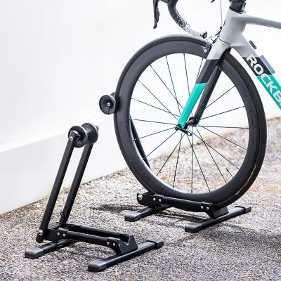 6. Rockbros 27210001001 Klappbarer Fahrradständer – Schwarz