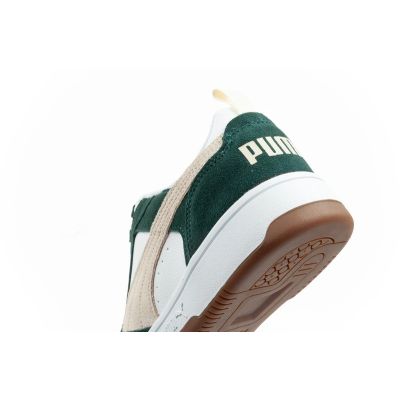 7. Puma Rebound v6 Herren-Sportschuhe, modisch und bequem, weiß/grün