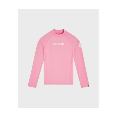 Lycra RIP CURL Classic Surf Langarmshirt für Mädchen, pink