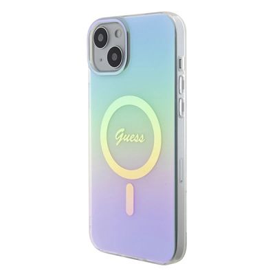 2. Guess GUHMP15MHITSQ iPhone 15 Plus 6,7" Türkis/Türkis Hardcase IML Iridescent MagSafe
