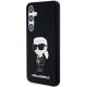2. Karl Lagerfeld Silikon Ikonik Hülle für Samsung Galaxy S24 – schwarz