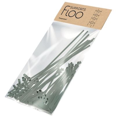 2. Bodenstützen Pflanzenstütze 21x21x120cm Waldgrün