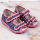 13. Hausschuhe Nazo Jr TEX4B in Marineblau und Rosa 