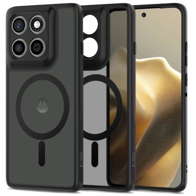 Tech-Protect MagMat MagSafe Case für Motorola Edge 60 Pro - Mattschwarz