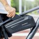 12. Rockbros B66 wasserdichte Fahrradtasche für Rahmen – Schwarz