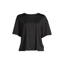 CASALL Damen Laser Mesh T-Shirt Schwarz