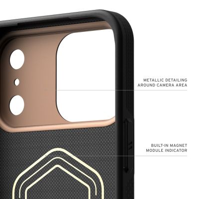 7. UAG Fibr Armr MagSafe - iPhone 17 Pro Max Hülle kompatibel mit MagSafe (Kevlar Graphit / Bronze)