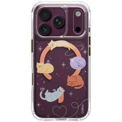 Uniq Coehl Elysie Magnetische Ladehülle für iPhone 18 Pro / 17 Pro – mehrfarbig