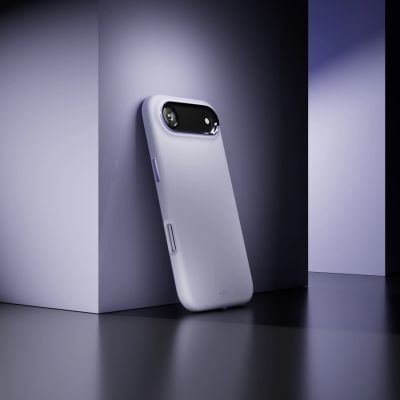 7. Puro Icon Mag Pro Flüssigsilikonhülle für iPhone 17 Air, MagSafe-kompatibel, mit Kameraschutz und Aluminiumknöpfen – Pink