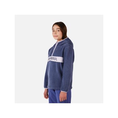 4. ROSSIGNOL JR ALLTRACK ANORAK FLEECE Kinder-Sweatshirt blau