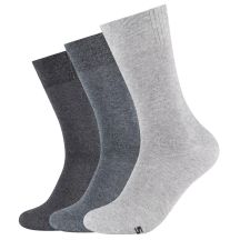Skechers 3er-Pack Basic-Socken für Herren SK41007-9300 Grau 39-42