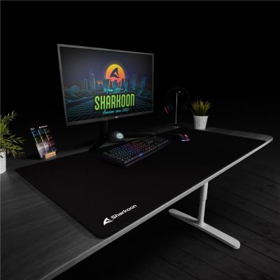 6. Sharkoon 1337 V2 Großes Gaming-Mauspad Schwarz
