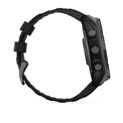 29. Garmin Fenix 8 Solar Saphir Titan Carbon Grau DLC Schwarz Uhr
