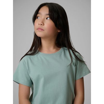 4. Normales, schlichtes Mädchen-T-Shirt 4F 4FJRSS26TTSHF3554-12S