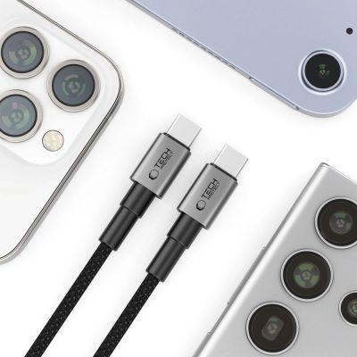 2. Tech-Protect UltraBoost DNA USB-C PD60W/3A Kabel 100 cm – grau