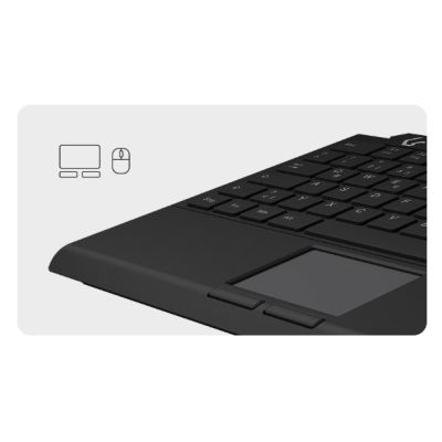 3. KeySonic KSK-5210ELU (DE) Tastatur Home USB QWERTZ Deutsch Schwarz