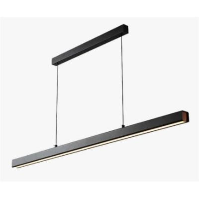 Hohe schwarze Pendelleuchte, 32 W