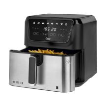 TEESA Digitale Heißluftfritteuse XXL, 8 l, 1700 W, große Schüssel, Programme, Warmhaltefunktion