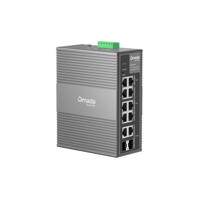 6. TP-Link Omada IES210GPP Netzwerkkabel, Managed Gigabit Ethernet (10/100/1000), PoE-Unterstützung, DIN-Schienenmontage, Grau