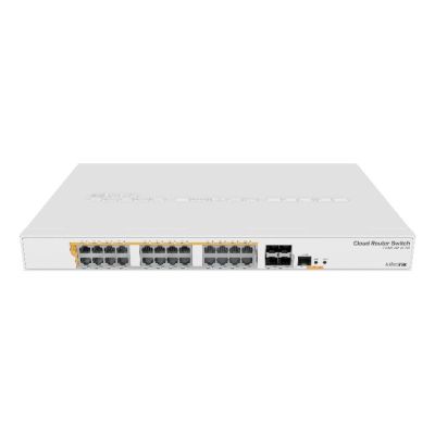 2. Mikrotik CRS328-24P-4S+RM Netzwerkverbindungen Managed L2/L3 Gigabit Ethernet (10/100/1000) PoE-Unterstützung 1 HE Weiß