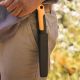 7. Fiskars 1062830 Messer, schwarz/gelb, feststehendes Messer