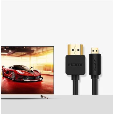 6. Ugreen Kabel HDMI - Micro HDMI Kabel 19 Pin 2.0V 4K 60Hz 30AWG 1.5m schwarz (30102)