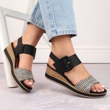 Remonte W RKR646 Leder Keilsandalen