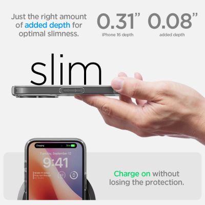 13. Spigen Ultra Hybrid für iPhone 16 – transparent