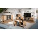 3. OVO Regal 130x20xH15 Eiche/Beton