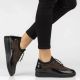 6. braune Keilschuhe aus Wildleder mit Krokodilprägung von Filippo (Modell DP8106)