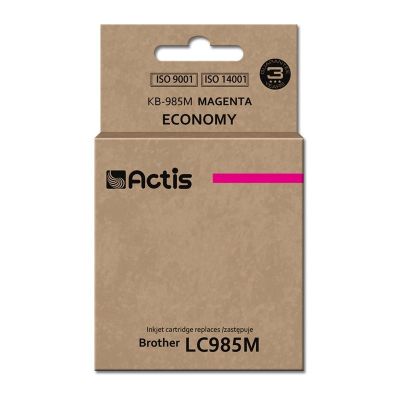 ACTIS KB-985M Tinte (ersetzt Brother LC985M; Standard; 19,5 ml; rot)