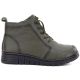 2. Bequeme Damen-Lederstiefeletten in Khaki T.Sokolski OL67-1