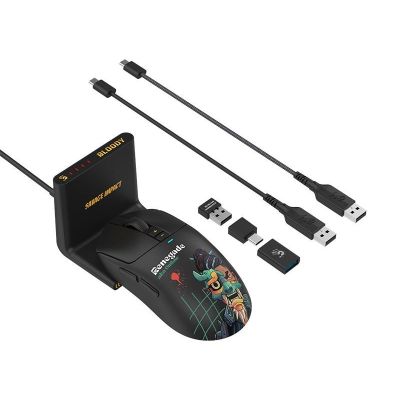A4Tech Bloody R72 ULTRA DUO Renegade Midnight Kabellose Maus