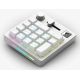 2. Keychron GMMK Nummernblock-Tastatur für Zuhause/Büro, USB + Funk + Bluetooth, Weiß