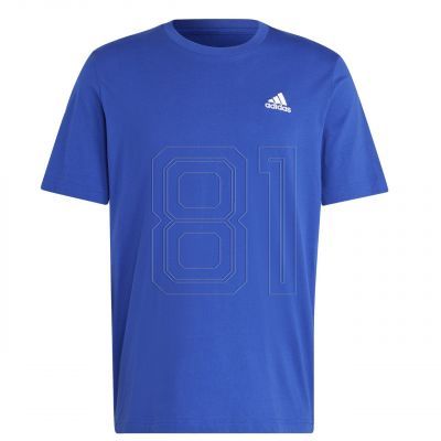 adidas Essentials Single Jersey T-Shirt mit kleinem, besticktem Logo, M IC9284
