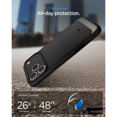 8. Spigen Rugged Armor MagSafe Hülle für iPhone 18 Pro Max / 17 Pro Max – Mattschwarz