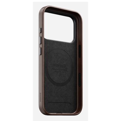 4. Nomad Traditionelle Lederhülle für 16 cm (6,3") Mobiltelefone Braun