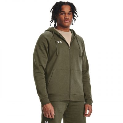 3. Under Armour Rival Fleece FZ Hoodie M 1379767 390