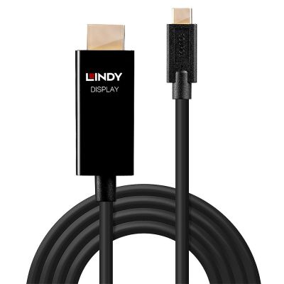 2. LINDY USB-C - HDMI 4K60 Adapter 1m Schwarz