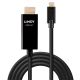 2. LINDY USB-C - HDMI 4K60 Adapter 1m Schwarz