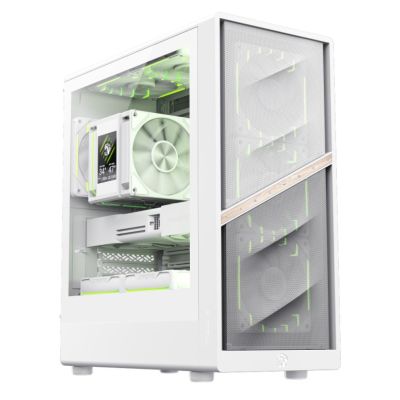 3. GameMax AERIS 330 MW Mini-Turm Weiß