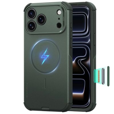 ESR Cyber ​​Tough MagSafe Hülle für iPhone 18 Pro Max / 17 Pro Max – Grün
