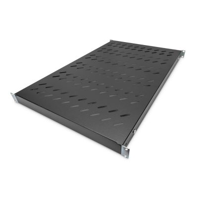 Digitus-Regal mit variablen Montageschienen zur Festinstallation in 483 mm (19") Schränken